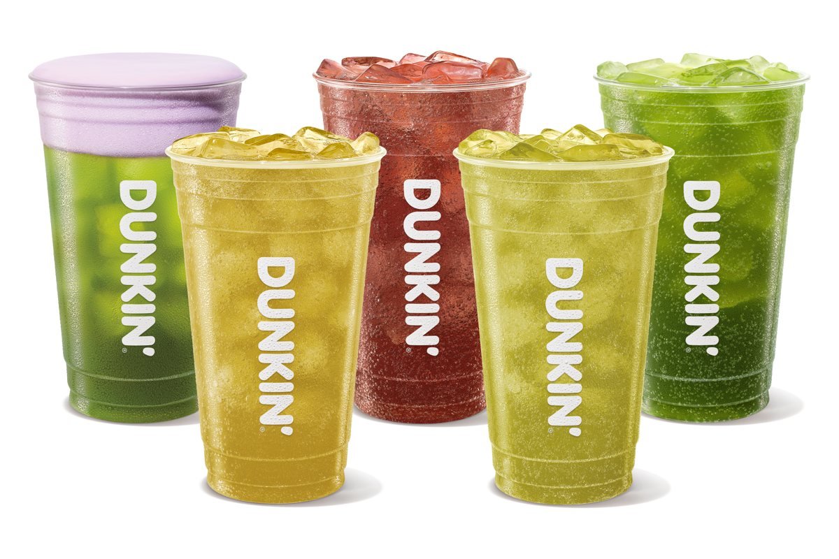Dunkin' Green Apple Dunkin' Zero lineup