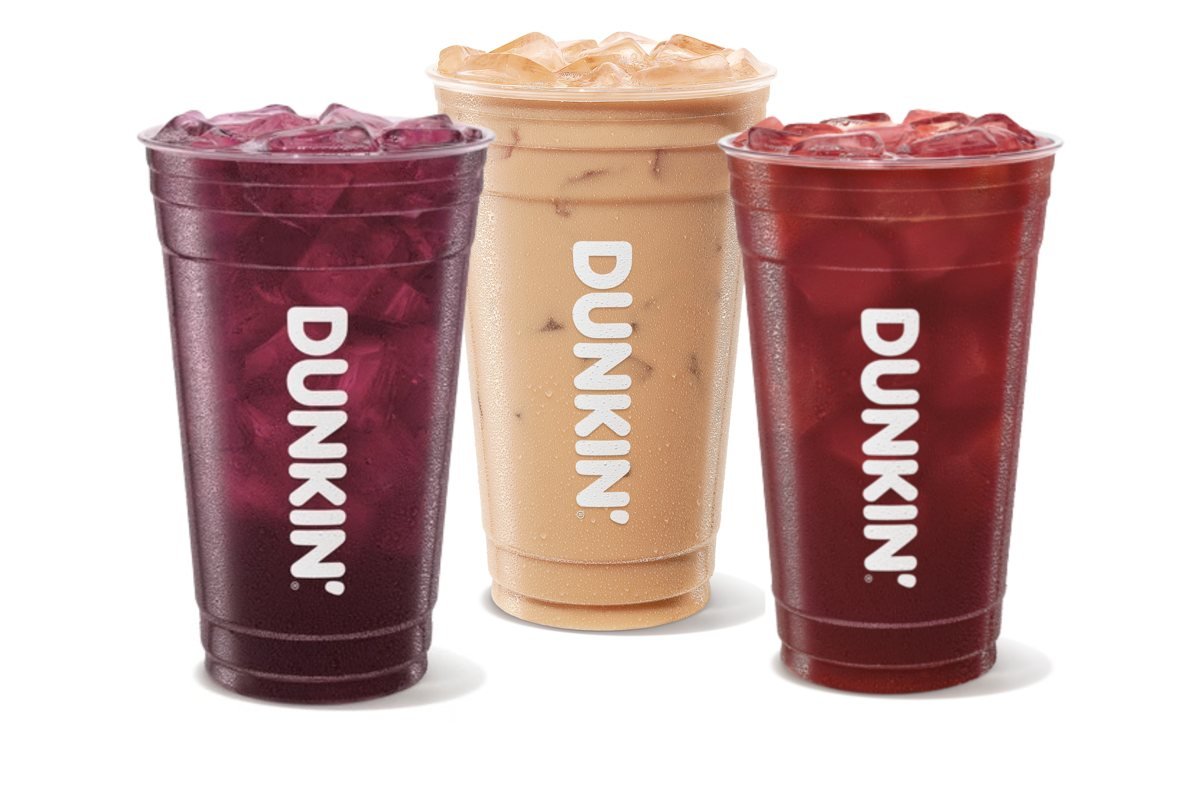 Dunkin' Midnight Potion, Nutty Nightmare and Werewolf Punch drinks