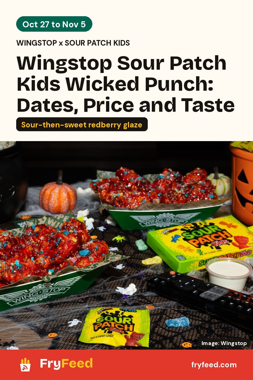 Wingstop Sour Patch Kids Wicked Punch: Release Date, Price and Taste