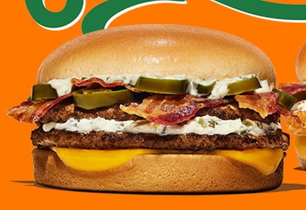 Whataburger Bacon Blaze Jalapeño Double burger